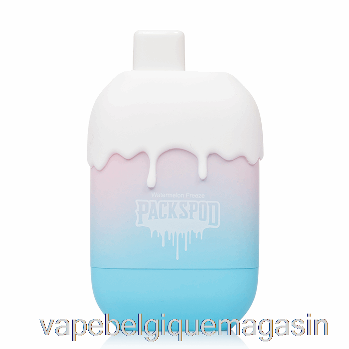Vape Juice Packwood Packspod 5000 Jetable Miami Haze (gel De Pastèque)